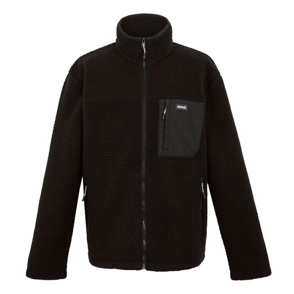 Regatta Mens Frankie Borg Fleece / Black - Picture 1 of 5
